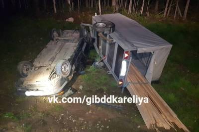 В серьезной аварии в Карелии пострадали два человека