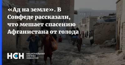 Андрей Климов - «Ад на земле». В Совфеде рассказали, что мешает спасению Афганистана от голода - nsn.fm - Афганистан