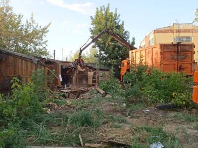 Аварийные сараи в Ленинском районе снесут к 1 сентября