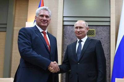 На Кубе поблагодарили Путина за гуманитарную помощь республике