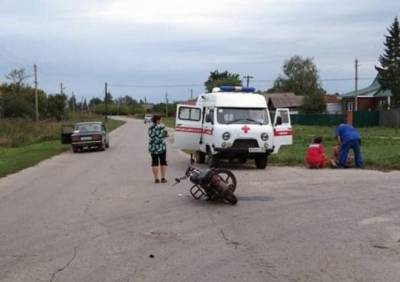 В ДТП в Сараевском районе пострадал 33-летний водитель мопеда