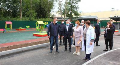 Елена Сорокина проверила строительство пристроек к детским садам