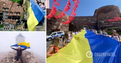 День Независимости Украины в других странах - где вывесили украинский флаг
