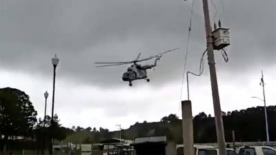 Вертолет Ми-17 упал в мексиканском штате Идальго вскоре после взлета