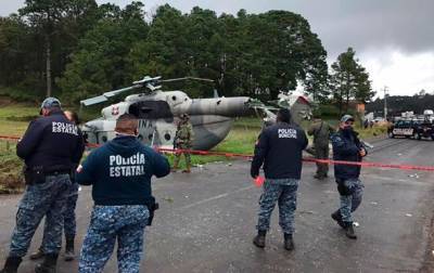 В Мексике упал вертолет ВМС