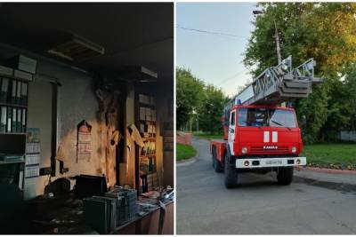 Спасатели потушили пожар в детской больнице №1 в Новосибирске