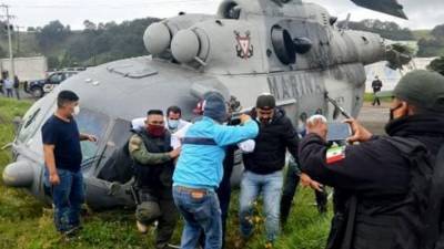 Вертолёт Ми-17 упал в Мексике