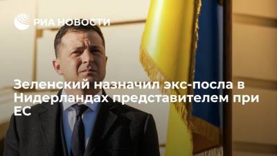 Глава Украины Зеленский назначил экс-посла в Нидерландах представителем при ЕС по атомной энергии