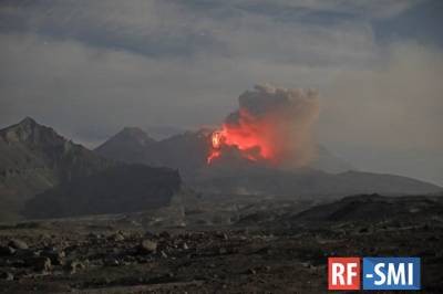 Активизировался вулкан Шивелуч на Камчатке