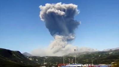 Активность вулкана Шивелуч на Камчатке резко выросла