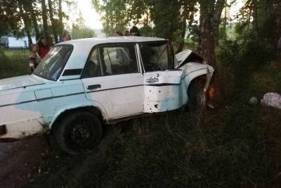 Подростки на автомобиле врезались в дерево под Новосибирском