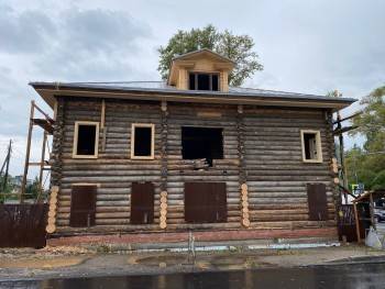 Восстановление старинного дома проводится в Вологде