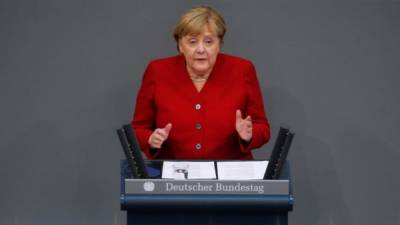 Капитуляционная речь Меркель в бундестаге