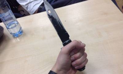 В Карелии школьник размахивал ножом после ссоры с одноклассниками