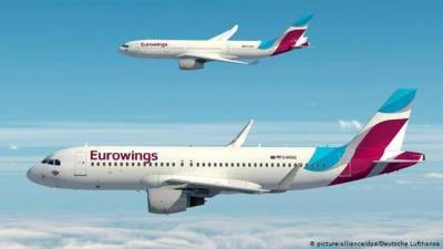 Немецкий лоукостер Eurowings будет летать в Украину. График полетов