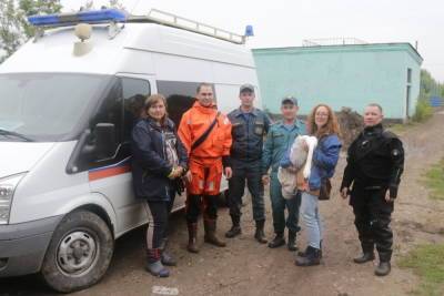 В Пролетарском районе Тулы сотрудники МЧС спасли лебедя