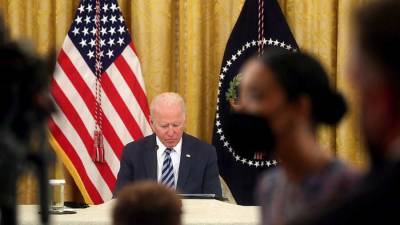 Белый дом отключил микрофон Байдена после вопроса об американцах в Афганистане