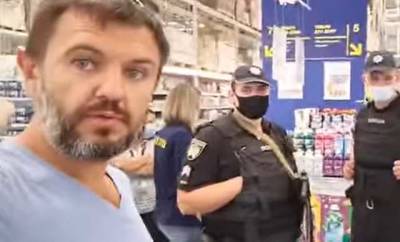 В Одессе журналист без маски устроил цирк в супермаркете: "безвольные рабы системы сатанизма"