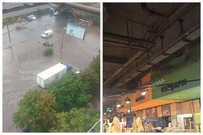 Мощный ливень обрушился на Одессу, затоплены магазины и дома: кадры потопа