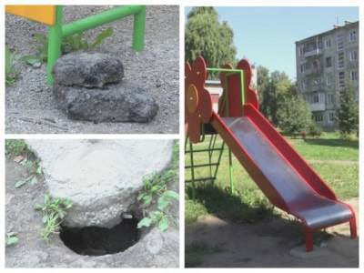 «Это полное безобразие»: губернатор Кузбасса отреагировал на ямы на детской площадке в Юрге