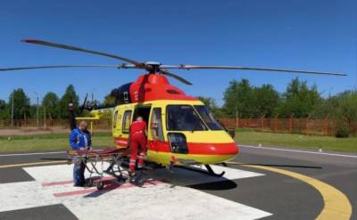 В Ленобласти с острова Коневец на вертолете госпитализировали 12-летнего ребенка