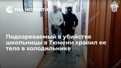 Представитель СК Петренко: подозреваемый в убийстве школьницы в Тюмени хранил ее тело в холодильнике