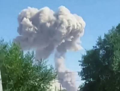 На военном складе в Казахстане произошел взрыв