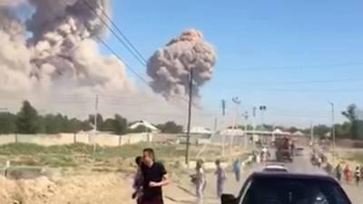В Казастане прекратились взрывы на загоревшемся военном складе