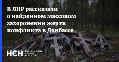 В ЛНР рассказали о найденном массовом захоронении жертв конфликта в Донбассе