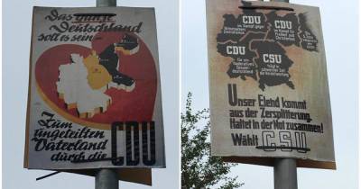 В Германии появились предвыборные плакаты с Калининградской областью в составе страны