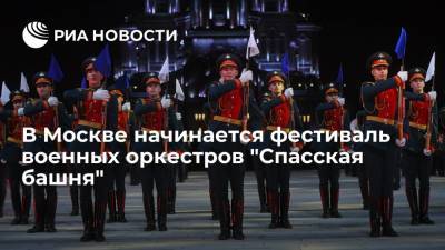 Фестиваль военных оркестров "Спасская башня" стартует в Москве после годичного перерыва