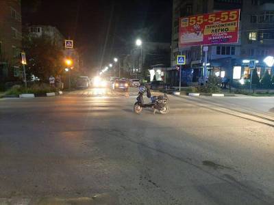 В Батайске нетрезвый водитель скутера устроил ДТП