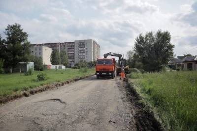 Досрочный ремонт автодороги в частном секторе начали в Невинномысске