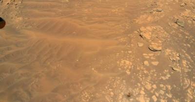 12-й полет на Марсе. Вертолет Ingenuity сделал снимок потенциальной марсианской дороги