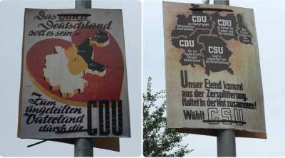Вспомнили немцы как фрицами были: в Германии развесили плакаты с Калининградом в составе ФРГ