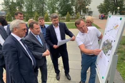 Евгений Люлин и Максим Егоров обсудили вопросы благоустройства общественных пространств Дзержинска