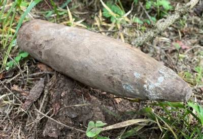 В деревне под Тверью нашли неразорвавшийся снаряд