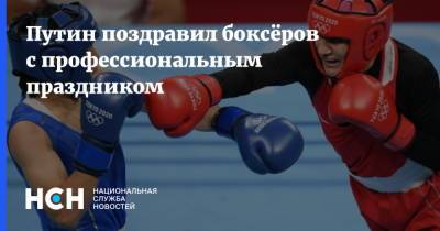 Путин поздравил боксёров с профессиональным праздником