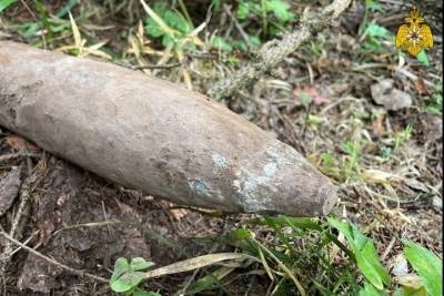 Под Тверью нашли сохранившийся военный снаряд