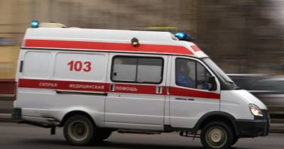 Водитель протаранил машину скорой помощи в Москве