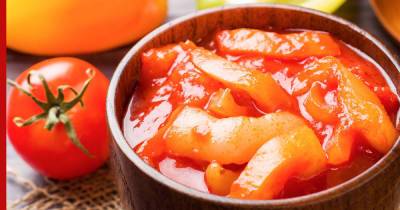 Лечо из помидоров и перца на зиму: простой рецепт вкусной закуски