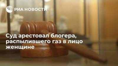Суд в Москве арестовал блогера Дмитерко, распылившего газ в лицо женщине