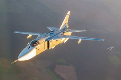 Под Пермью потерпел крушение истребитель Су-24