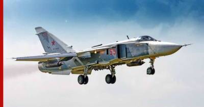 Бомбардировщик Су-24 разбился сразу после взлета под Пермью