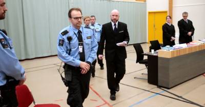 Норвежский суд рассмотрит вопрос о досрочном освобождении террориста Брейвика