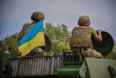 В результате вражеского обстрела на Донбассе погиб украинский военный