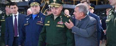 Шойгу и Минниханов заложили первый камень в строительство военного госпиталя в Казани