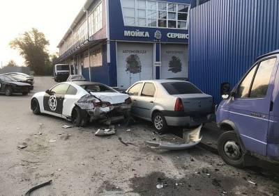 В ДТП с 10 автомобилями в Соколовке пострадали два водителя