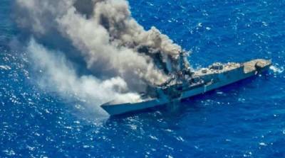 Военные США расстреляли собственный фрегат