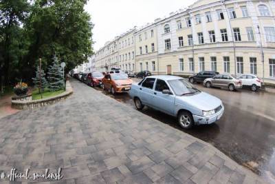 В Смоленске отремонтировали участок улицы Коммунистической